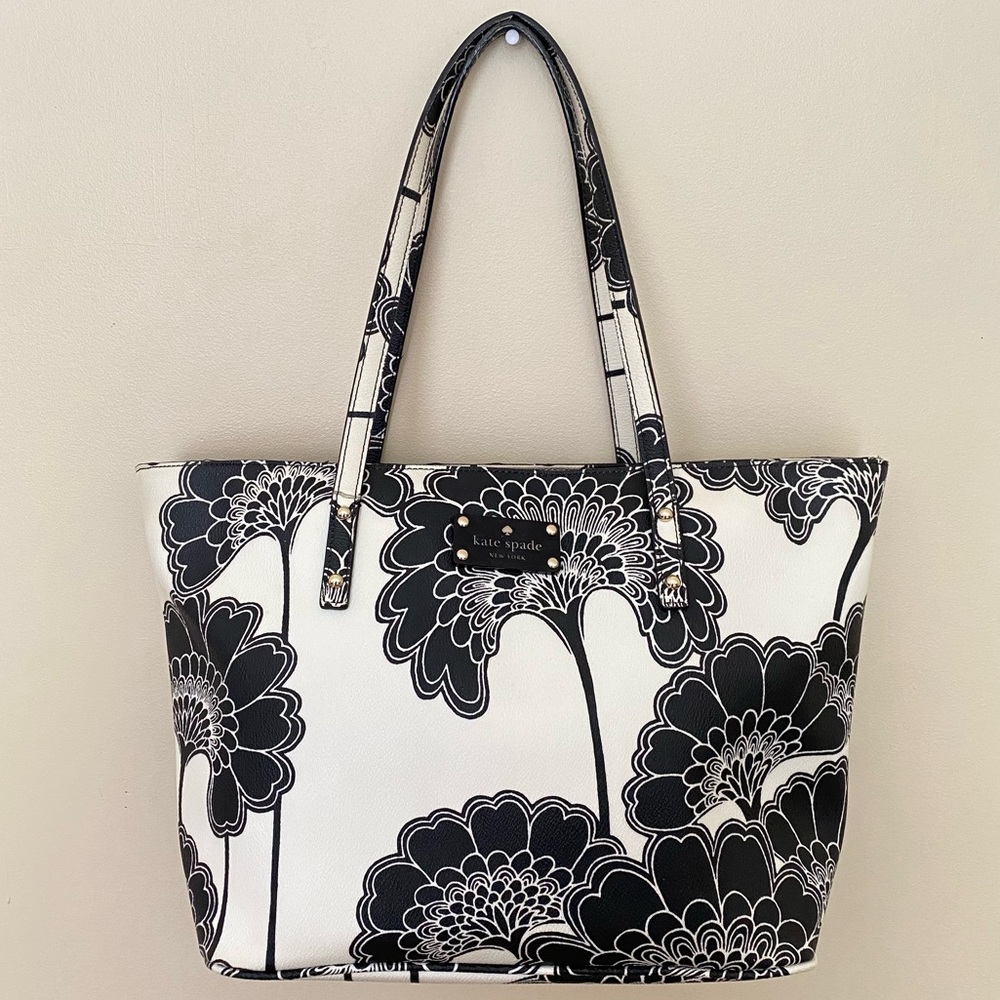 GENTLY USED•Kate Spade ‘Japanese floral harmony’ tote•